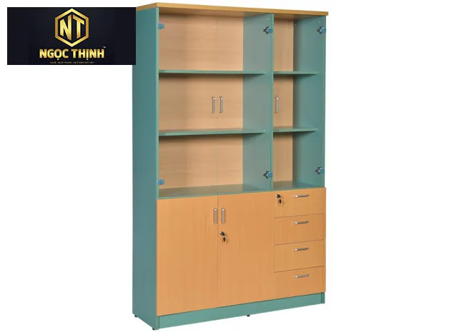 Tủ gỗ melamine để tài liệu SV1960-3G4D